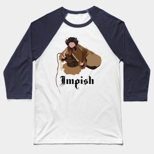 Dwight Schrute Impish Belsnickel Art – The Office (black text) Baseball T-Shirt